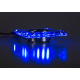 BERGE Pendelleuchte Deckenstrahler Deckenleuchte  BRG71025 - GU10 - quadratisch + LED-Streifen 3W blau