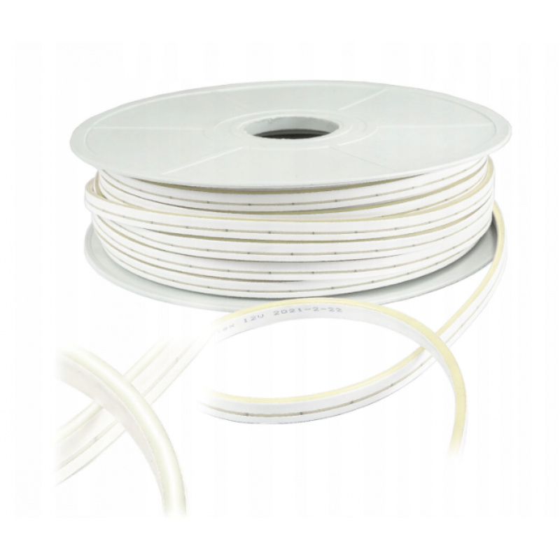 LED pásek 12V vodotěsný 1m NEON - světle žlutá