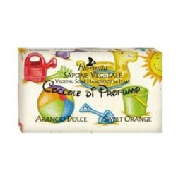 Naturalne mydło roślinne w kostce dla dzieci Słodka Pomarańcza 100 g FLORINDA uniwersalny