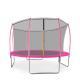 Aga SPORT FIT Trampolin 366 cm 12 ft Rosa + inneres Schutznetz