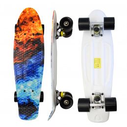 Aga4Kids Pennyboard MR6006, ABEC 7, 100kg Belastbar, Pennyboard, Longboard, Skateboard, Miniboard