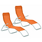 Aga 2x Gartenliege SIESTA MR4250 Orange