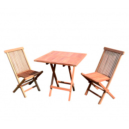 Linder Exclusiv Teakholz-Set TEAK BALKON SET TH022
