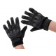 Aga Tactical Militärhandschuhe mit Knöchelschutz XL schwarz