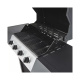 GoodHome Tarhar Gasgrill,Grillwagen ausgestattet mit 4 separater Brennern Regelung