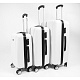 Aga Travel Kofferset 3 Teilig Hartschale Leicht ABS+PC Reisekoffer Haltbar Trolley Handgepäck Sets mit TSA Schloss und 4 Rollen MR4656 Weiß