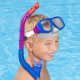 Bestway Tauchset Maske und Schnorchel Blau/Violett