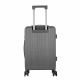 Aga Travel Handgepäck, Reisekoffer MR4671 Dunkelgrau, Hartschale, TSA, 4 Rollen, Teleskopgriff