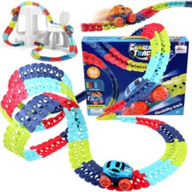 Bunte flexible Autoschiene 184 ele 4m ZA4379 universal