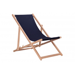 Aga Klappbarer Garten- Liegestuhl Dunkelblau