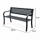 Aga Metall-Gartenbank 125x53 x77 cm