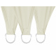 Linder Exclusiv Sonnensegel Dreieck, Sonnenschutz für Balkon und Terrasse, Wasserdicht, Sonnenschutz Polyester mit UV Schutz (3,6x3,6x3,6m) Beige