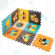 Aga Schaumstoff-Puzzlematte für Kinder 9 Teile farbig 85 cm x 85 cm x 1 cm
