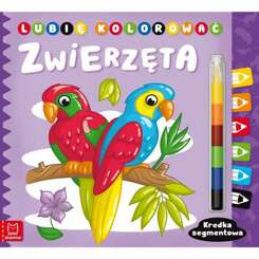 Aksjomat Lubię kolorować Zwierzęta Kredka segmentowa KS0841 uniwersalny