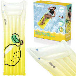 Bestway Dmuchany Materac do wody CYTRYNKA 183 x 69 cm 44122 uniwersalny