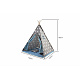 Aga4Kids Tipi Zelt Kinder Sterne Grau und Blau