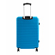 Aga Travel Kofferset, Reisekofferset MR4651 Hellblau, Hartschalenkoffer, Doppeltragegriff mit Zahlenschloss, Trolley Reisekoffer 3tgl 4 Rollen Reisekoffer