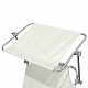 Linder Exclusiv Klappbarer Gartenliege mit Baldachin Beige