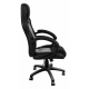 Aga Spielstuhl, Bürostuhl,Drehbarer Spielstuhl, Gamingstuhl, Racing Schreibtischstuhl, Chefsessel Schwarz - Grau