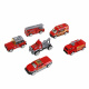 Aga4Kids Kinder-Lkw mit Feuerwehrautos
