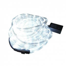 E12B WĄŻ ZEWNĘTRZNY LED LAMPKI 10M WHITE