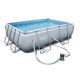 Bestway Power Stahlrahmen 2,82 x 1,96 x 0,84 m 56629 + Kartuschenfilterung