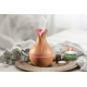 Aga Aroma Diffuser MRDI06 mit Led-Beleuchtung mit wechselnden 7  Farben, Luftbefeuchter, Raumbefeuchter Hellbraun