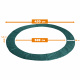 Aga Federnabdeckung für Trampolin EXCLUSIVE 427 cm 14 ft Dunkelgrün