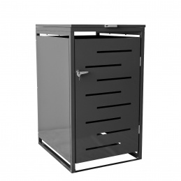 Aga Mülltonnenunterstand 66x80x116 cm Grau