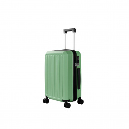 Aga Travel Koffer Hartschalenkoffer Trolley Rollkoffer Reisekoffer Handgepäck mit TSA-Schloss und 4 Rollen, Handgepäck MR4668 Grün