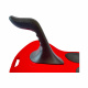 Aga Kinder Schlitten DS490 Rot, Stabile Bob-Kinderschlitten aus Kunststoff, stabiler Griff, schöne und hochwertige Schneeschlitten, Bobs für Kinder