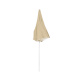 Linder Exclusiv Sonnenschirm POLYESTER MC200P,mit Einfacher Mechanismus zum Öffen und Schließen des Sonnenschirm, Ø 200 cm,Beige