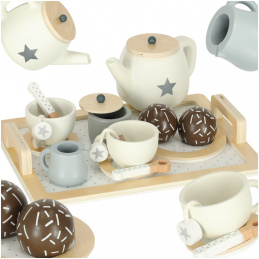 Aga Tee- und Kaffeeservice aus Holz für 2 Personen