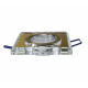 Abhängung Spotlight BRG70067 Quadratische Deckenstrahler Deckenleuchte Deckenlampe Deckenstrahler Glas - abgeschrägte Kanten - ZRCADLO