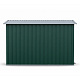 Aga Gartenhaus MR4054 – für Werkzeuge - verzinkter Stahl, 7,2 m2 – 301x214x238 cm - Schiebetür –  Grün – robust & witterungsbeständig – für Gartengeräte