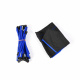 Aga Ultraleichter Campingstuhl DS714 Blau faltbar – Kompakt, stabil & atmungsaktiv, für Outdoor, Festival, Wandern & Angeln, Traglast bis 100 kg
