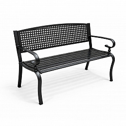 Aga Metall-Gartenbank 128x60x84 cm