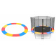 Aga Trampolin Randabdeckung, Randschutz, Trampolinzubehör, Federabdeckung für Trampolin 305 cm Tricolour