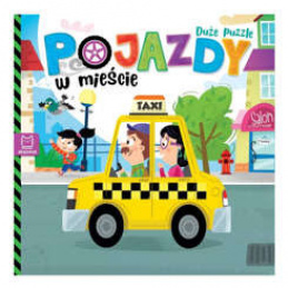Aksjomat Pojazdy w mieście. Duże puzzle. Dla najmłodszych KS0961 uniwersalny