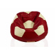 Aga Sitzsack Relaxationbag BALL XXXL Beige - Burgund