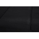 Linder Exclusiv Klappbarer Gartenliege XXL mit Baldachin Schwarz