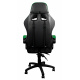 Aga Spielstuhl, Bürostuhl,Drehbarer Spielstuhl,Gamingstuhl, Racing Schreibtischstuhl Chefsessel Schwarz - Grün