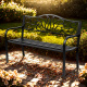 Aga Metall-Gartenbank MR2045 127x60x89 cm