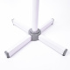 Aga Standventilator 43 cm Weiß, 3-Geschwindigkeitsstufen, Oszillation, Verstellbare höhe, 45 W