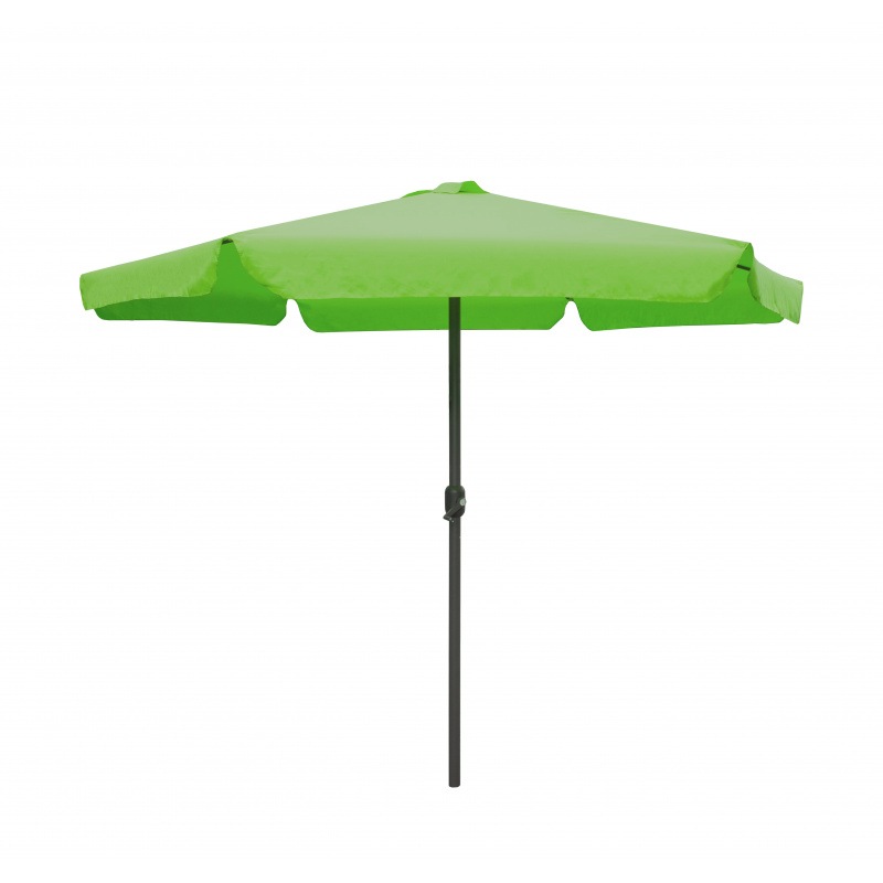 Linder Exclusiv Sonnenschirm, Gartenschirm Ø 300 cm,mit Kurbel, Lime Green