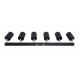 LED Deckenleuchte VIKI LED-Deckenlampe LED-Deckestrahler 6x GU10 schwarz
