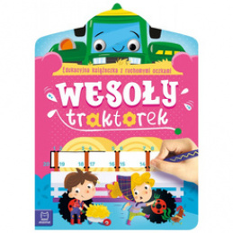 Aksjomat Wesoły traktorek. Edukacyjna książeczka . Ruchome oczka KS1165 uniwersalny