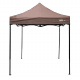 Aga Pavillon, Pop-up-Pavillon, Partyzelte, Faltpavillon  3x3m Braun