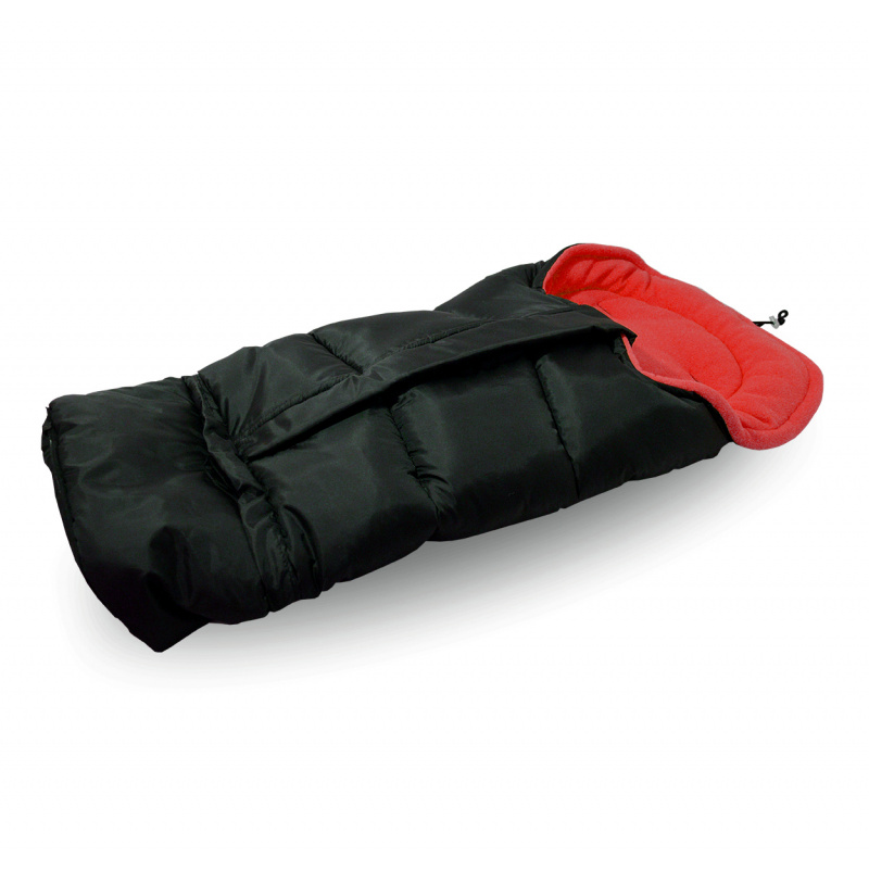 Aga Frost 3in1 Kinder Fußsack Schwarz/Rot