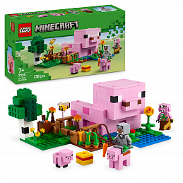 LEGO® Minecraft 21268 Das Babyschwein-Haus